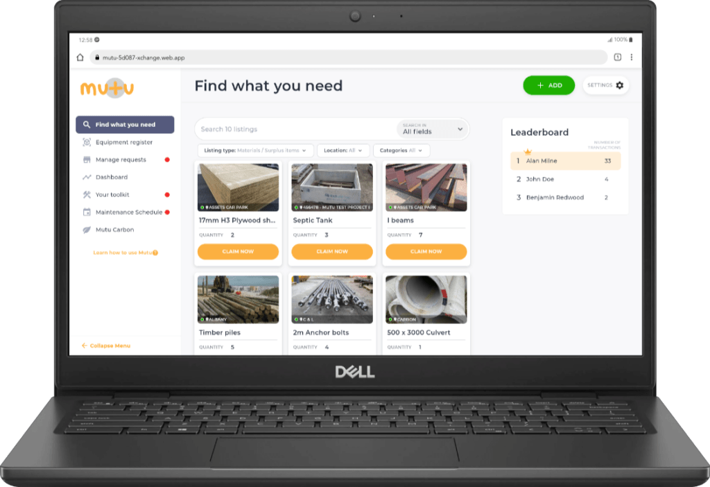 construction resource management platform helping reduce purchasing costs and improve procurement efficiency
